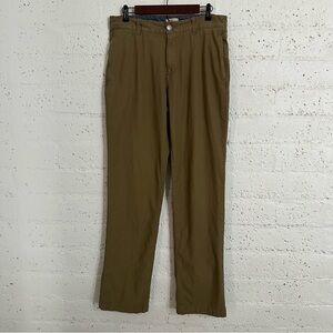 Bob Timberlake Mens Pants 32x34 Brown Chinos Cotton Stretch AT14